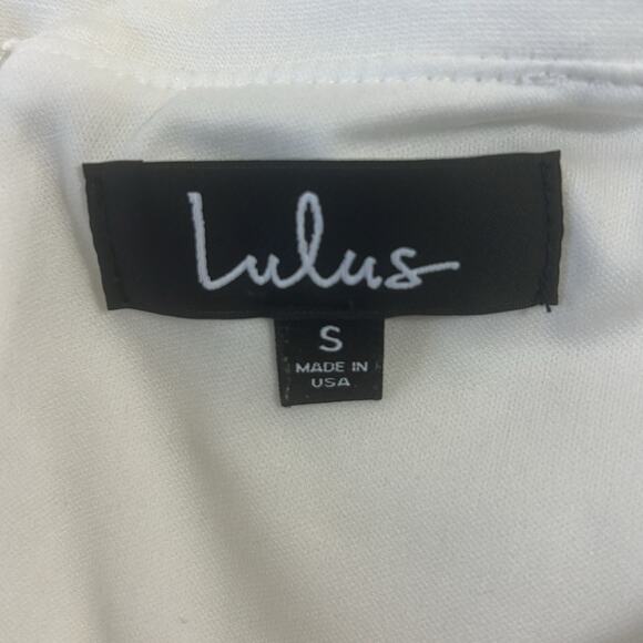 Lulus Off-Shoulder White Skater Dress - Picture 8 of 8